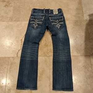 Men's Rock Revival Dysons Slim Boot Cut Jeans 29